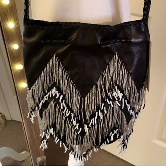 Free People x Enshalla Beaded Bucket Bag - Picture 5 of 12